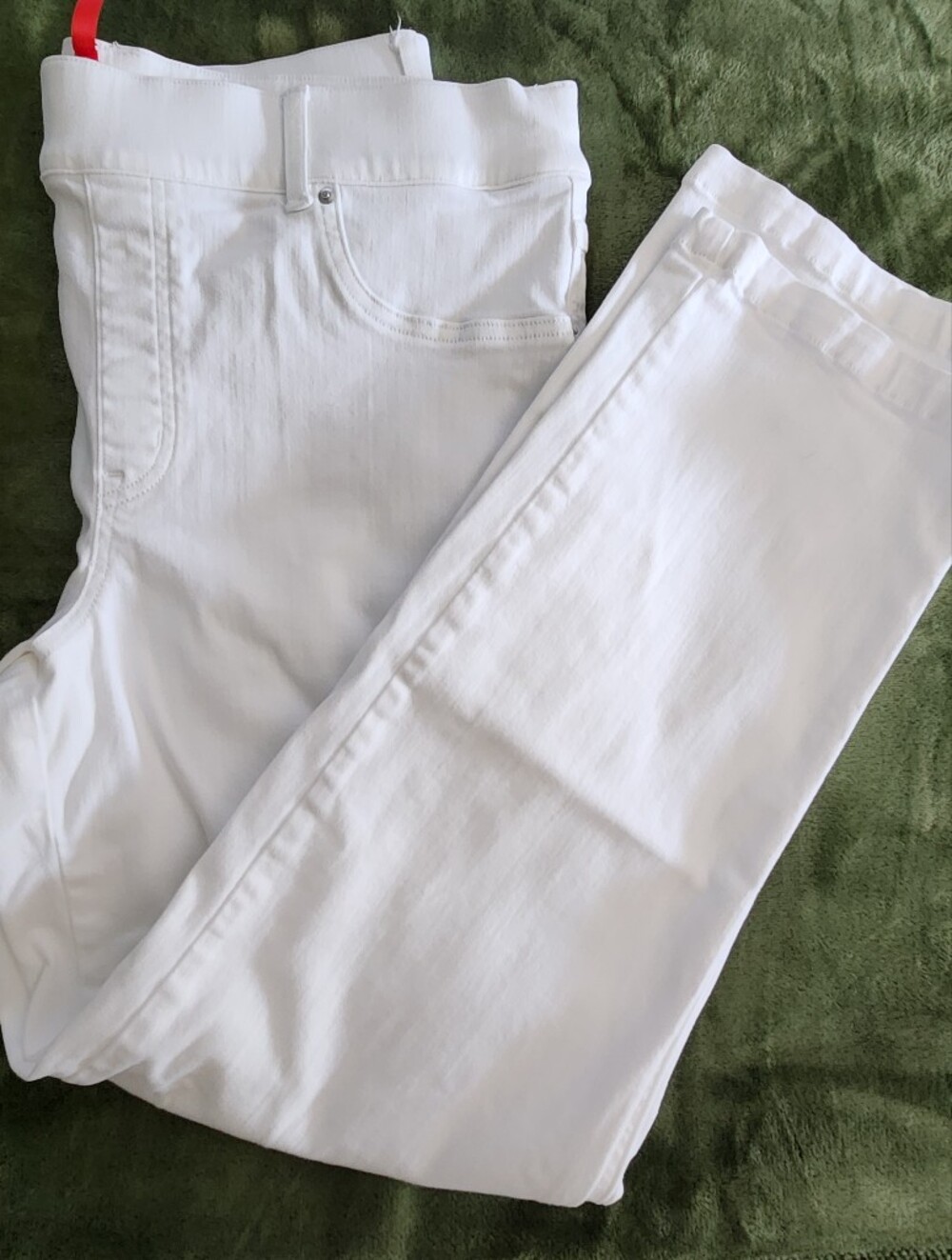 SPANX White Skinny Jeans